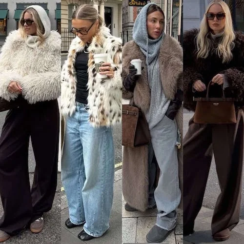 استایل کردن کت خزدار