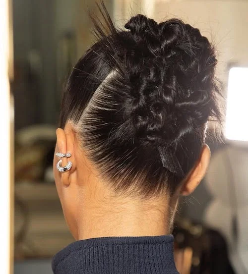 مدل موی خیس و جمع