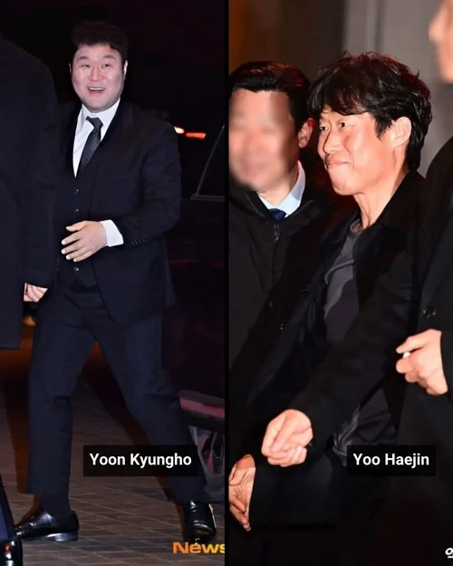 مهمانان عروسی ووبین و مین‌آ