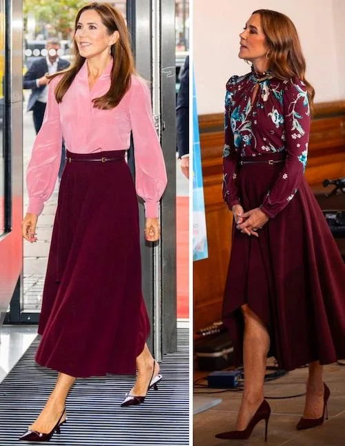 بلوز و دامن‌های ملکه مری دانمارک