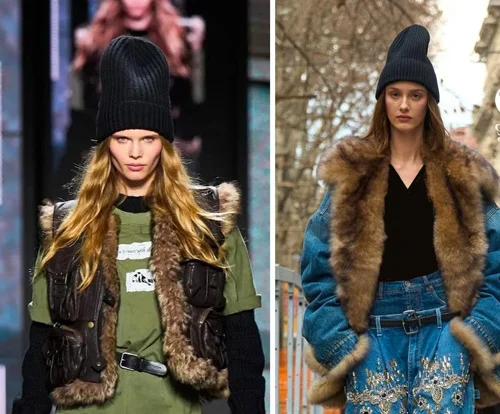 ترند کلاه بافتنی