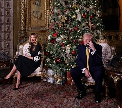 استایلهای ملانیا ترامپ در کریسمس