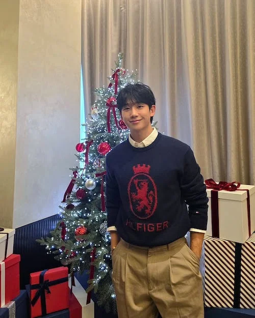 استایل کریسمسی جونگ هه‌این