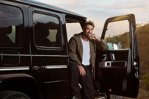 ابراهیم چلیکول در تبلیغ بنز