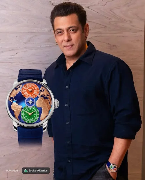 کلکسیون ساعت‌های سلمان خان