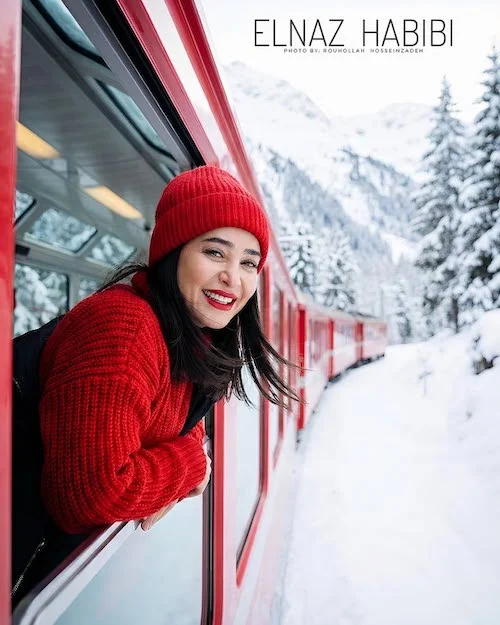 استایل برف‌بازی بازیگران ایرانی