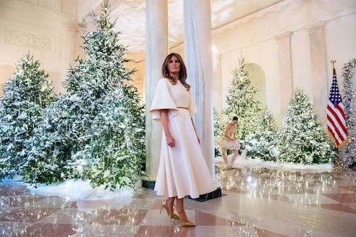 استایلهای ملانیا ترامپ در کریسمس