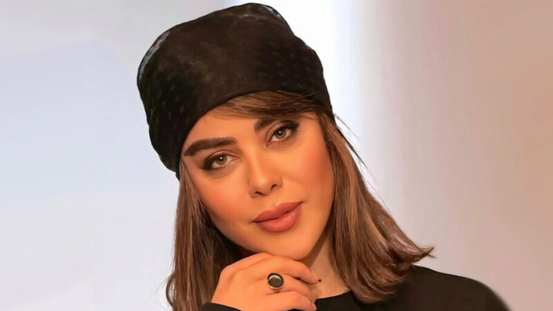 الهام اخوان با پیراهن خالخالی چگونه استایل شیک و دلنشین ساخت؟