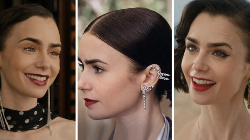 لیلی کالینز با گوشواره‌های خیره‌کننده‌اش در «امیلی در پاریس» غوغا به پا کرد!