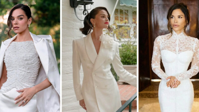 عروس‌های ۲۰۲۵ که با لباس‌های خیره‌کننده‌شان همه نگاه‌ها را به خود خیره کردند!