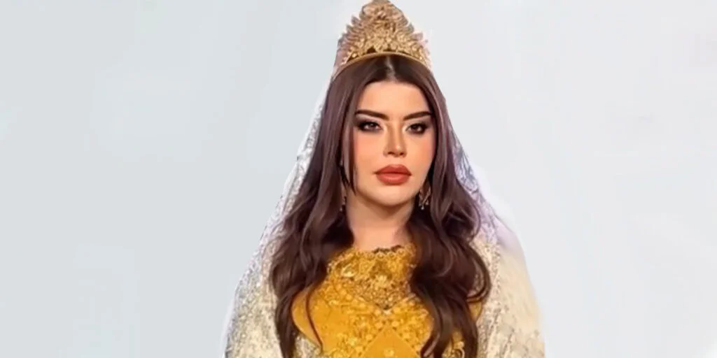 عروس کلافه از طلا