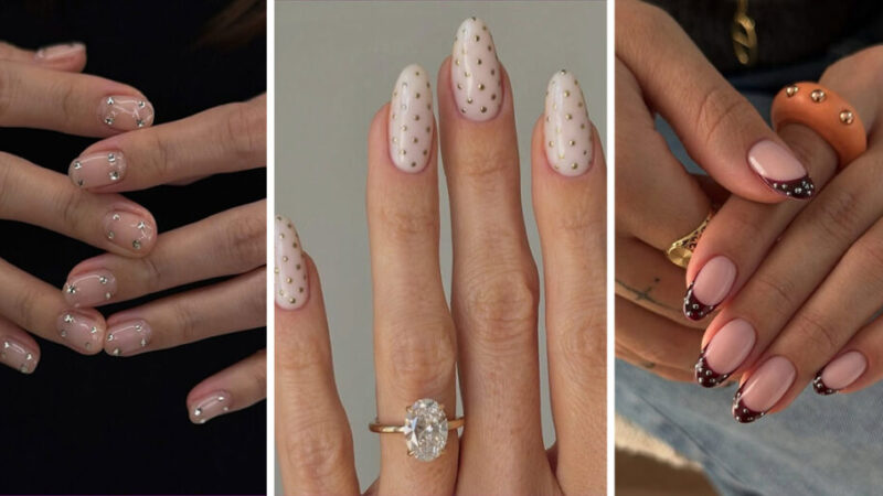 مدل‌های خالخالی ناخن؛ ترندی بازیگوش و پر زرق‌وبرق برای زمستان امسال