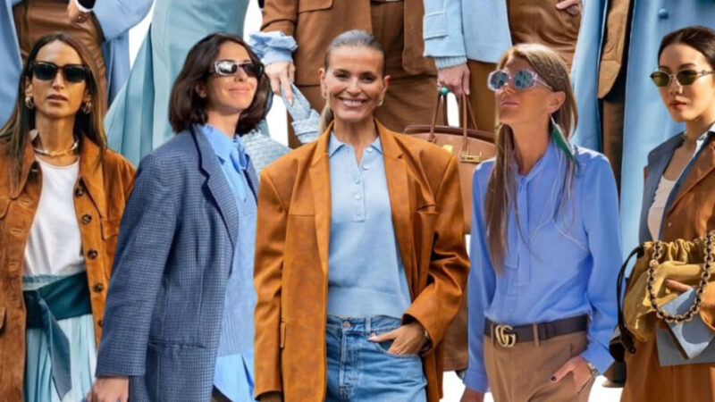 راز جذابیت پاییزی با ترکیب رنگ آبی و شتری که باید امتحان کنید!