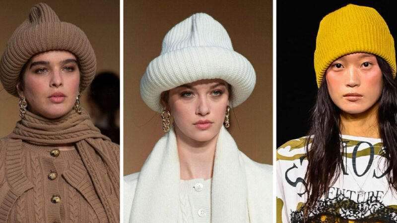 کلاه‌های بافتنی حجیم؛ ترند جسورانه زمستانی که استایل شما را متحول می‌کند!