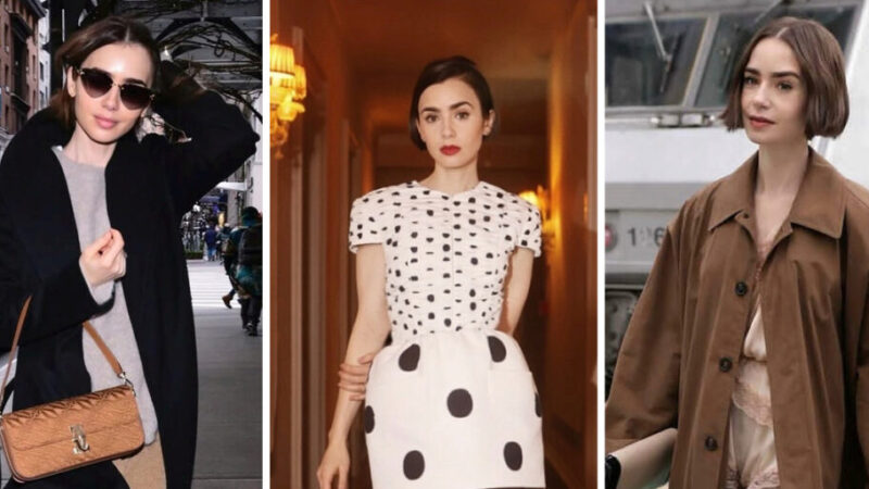 لیلی کالینز با استایلی جسورانه، تبدیل به امیلی کوپر واقعی شد!