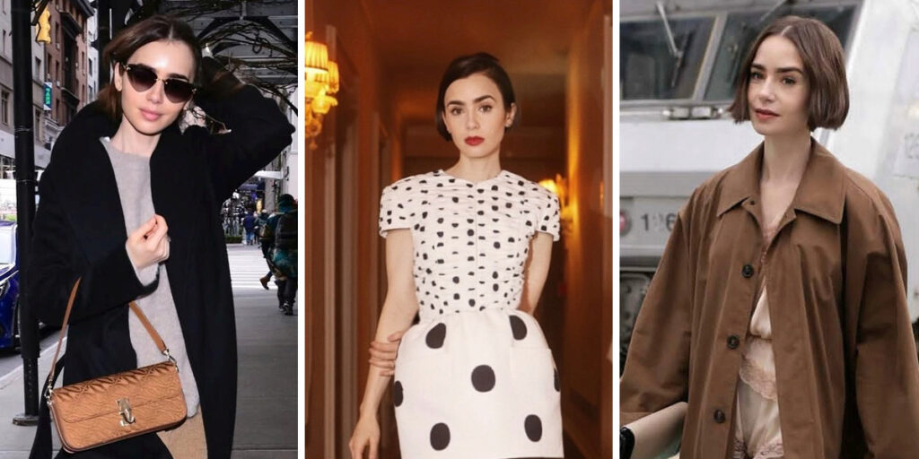 لیلی کالینز با استایلی جسورانه، تبدیل به امیلی کوپر واقعی شد!