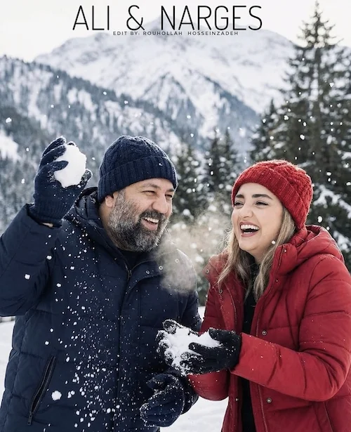 استایل برف‌بازی بازیگران ایرانی