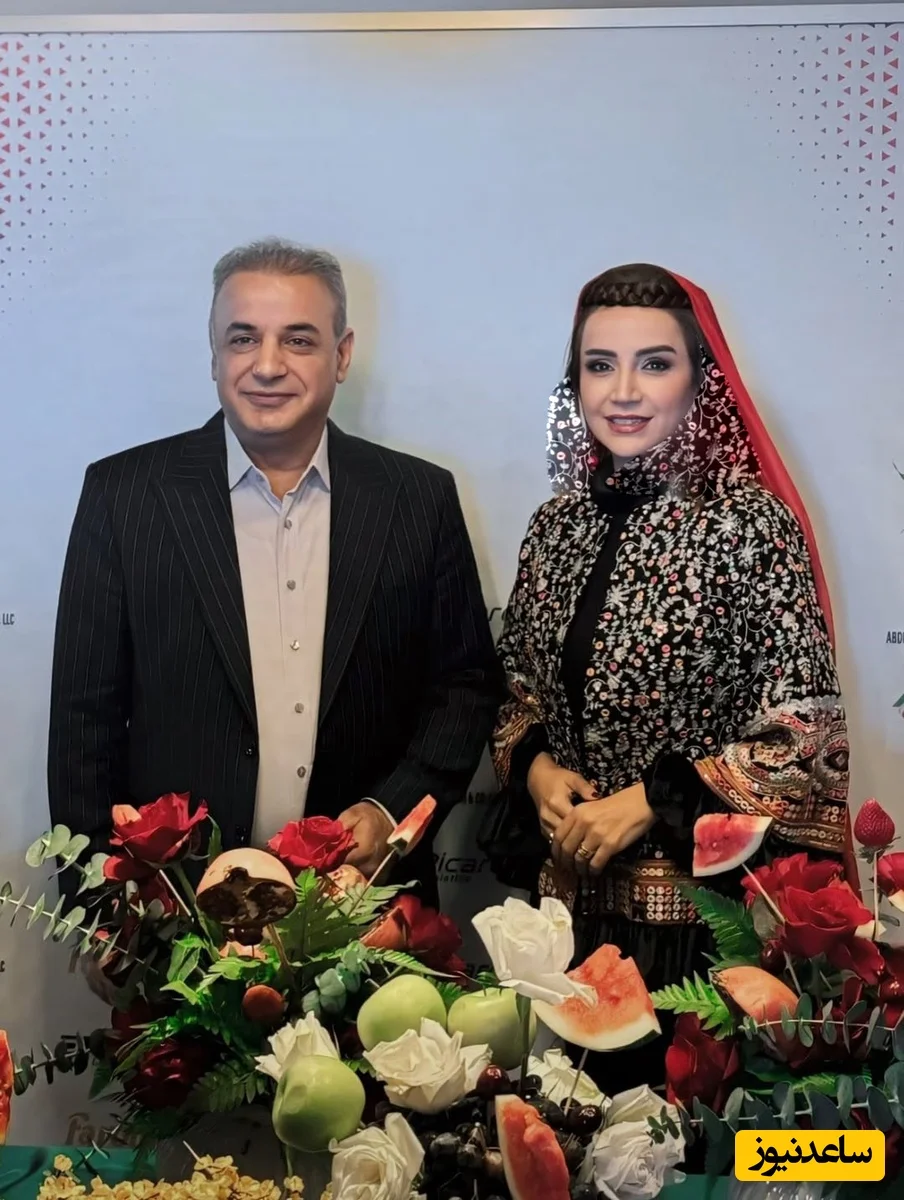 چیدمان خیره‌کننده شب یلدای شبنم قلی‌خانی در دبی با حضور رشید کاکاوند؛ جشنی متفاوت و لوکس!