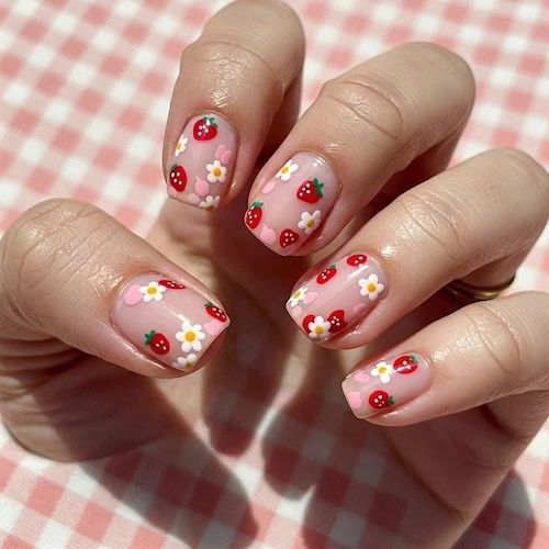 طرح ناخن‌های یلدایی