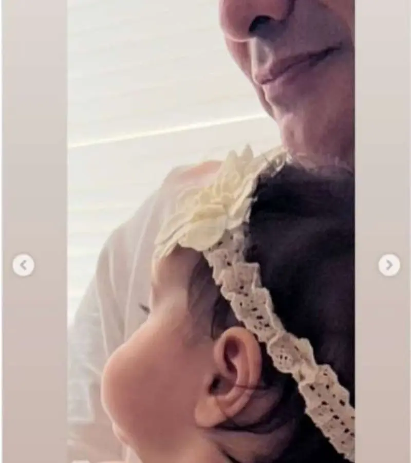 میترا ابراهیمی و فرزندش