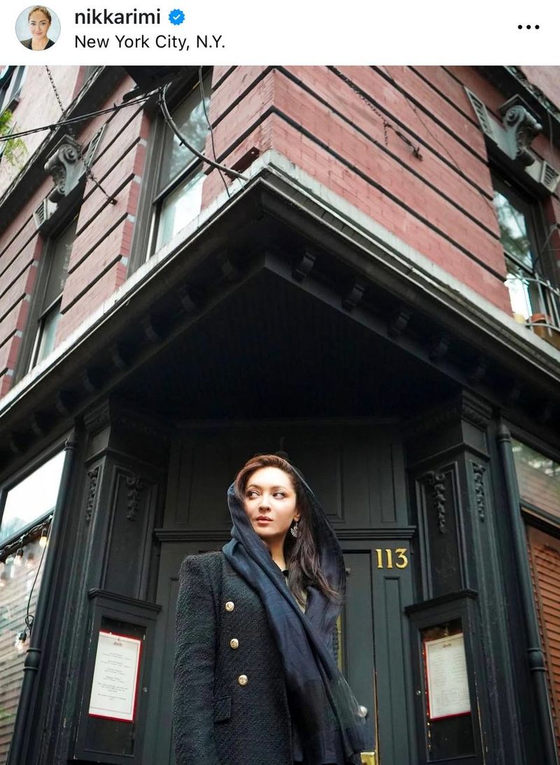 عکس های نیکی کریمی در خارج