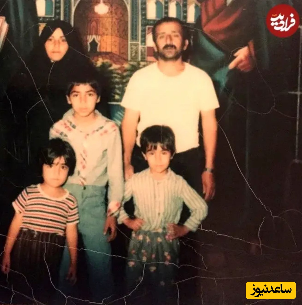 محسن تنابنده و خانواده اش