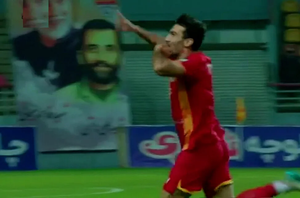 گل اول فولاد به چادرملو (محمدرضا سلیمانی) - تصویر شاخص