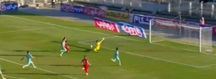 گل اول تراکتور به پیکان (امیرحسین حسین زاده)