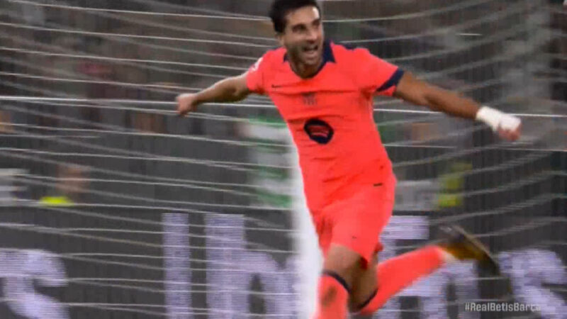 گل دوم بارسلونا به رئال بتیس (فران تورس)