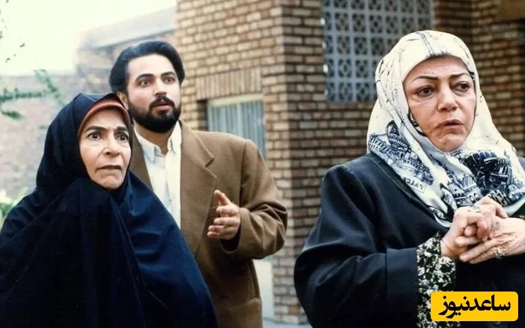 حسن جوهرچی در کنار حمیده خیرآبادی