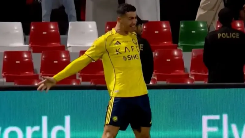 گل دوم النصر به الاتفاق توسط رونالدو