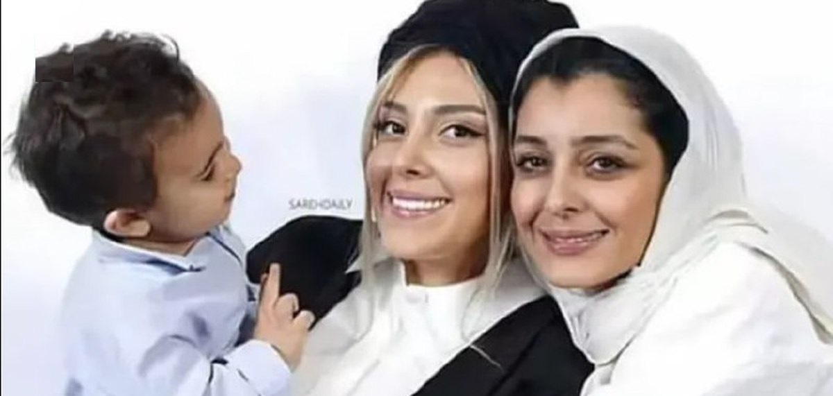 عکس| کیک عروسی رویایی سروین بیات و رضا قوچان نژاد ؛ساره بیات و مادرش عجب تیپی زده بودند