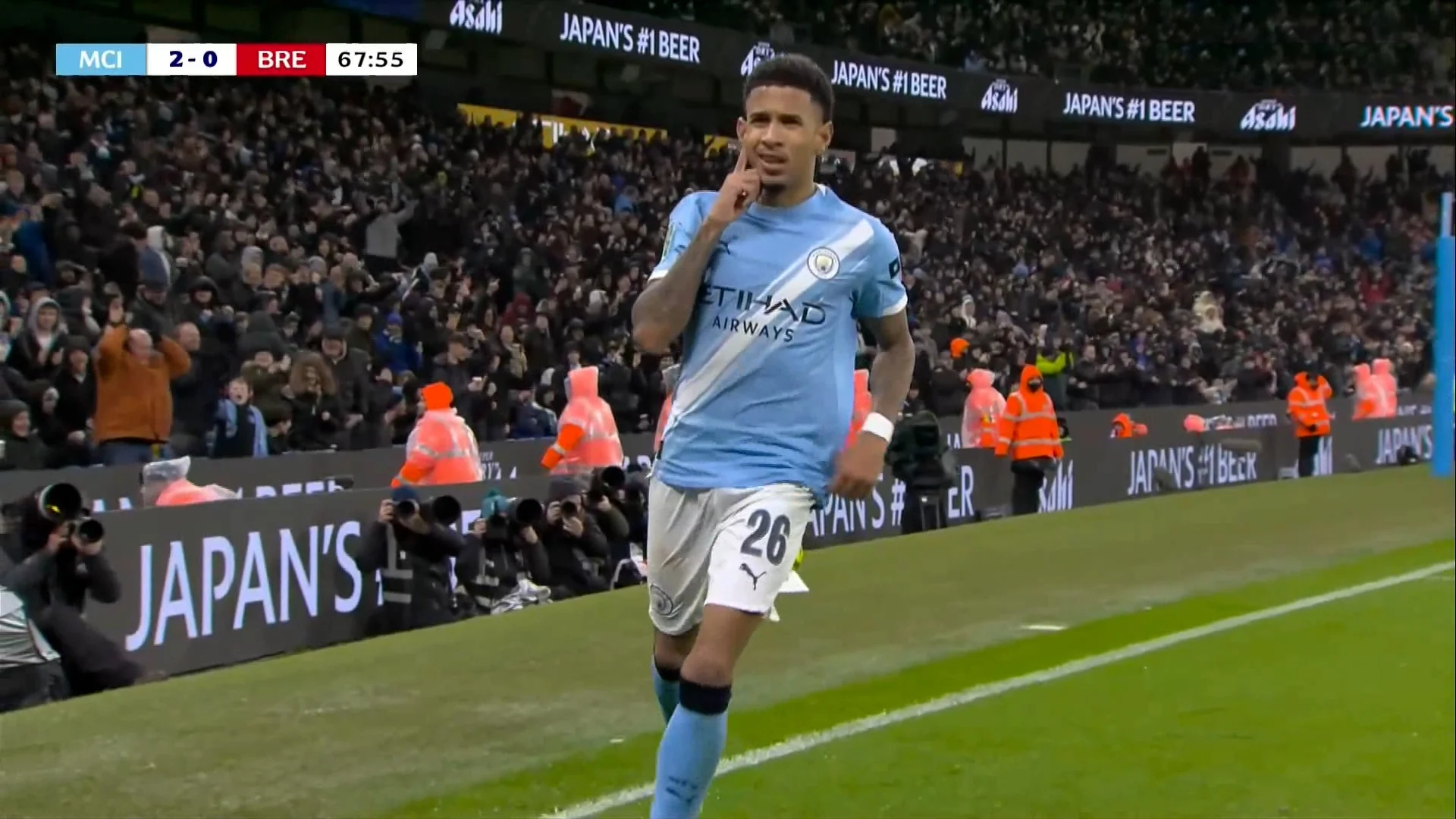 گل دوم منچسترسیتی به برنتفورد توسط ساوینیو - تصویر شاخص