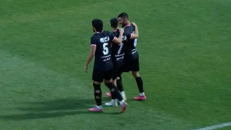 گل اول پرسپولیس به مس رفسنجان (سروش رفیعی)