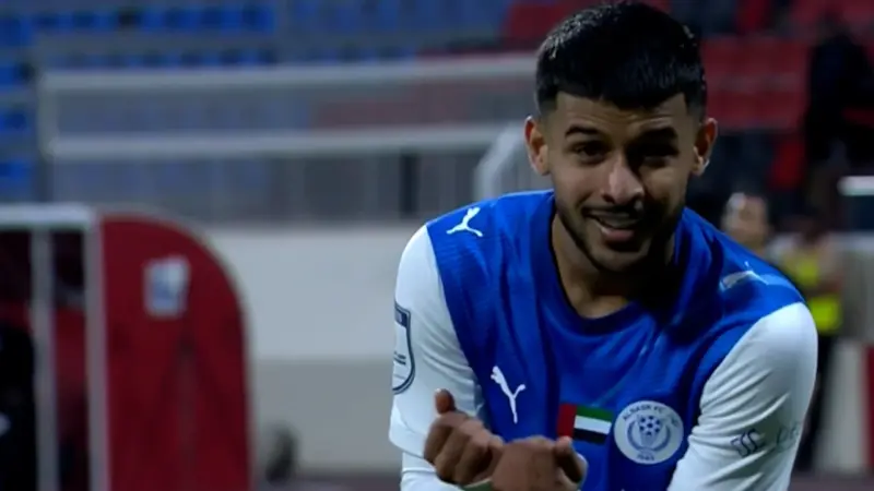 گل اول النصر دبی به البطائح مهدی قایدی