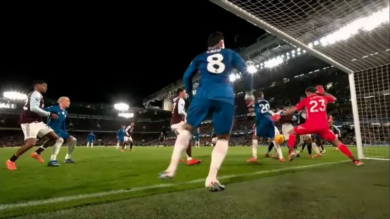 گل اول چلسی به استون ویلا (ژائو پدرو)