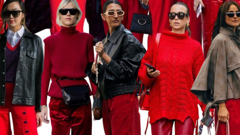 شلوار قرمز؛ جادوی استایل زمستانی که همه نگاه‌ها را به سوی شما می‌کشاند!