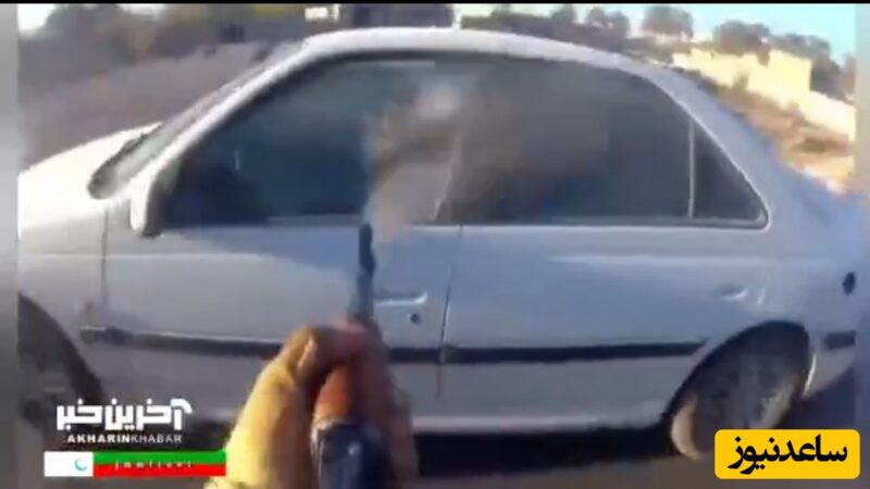 فیلم لحظه تکان‌دهنده ترور فرمانده پلیس ایرانشهر توسط تروریست‌ها