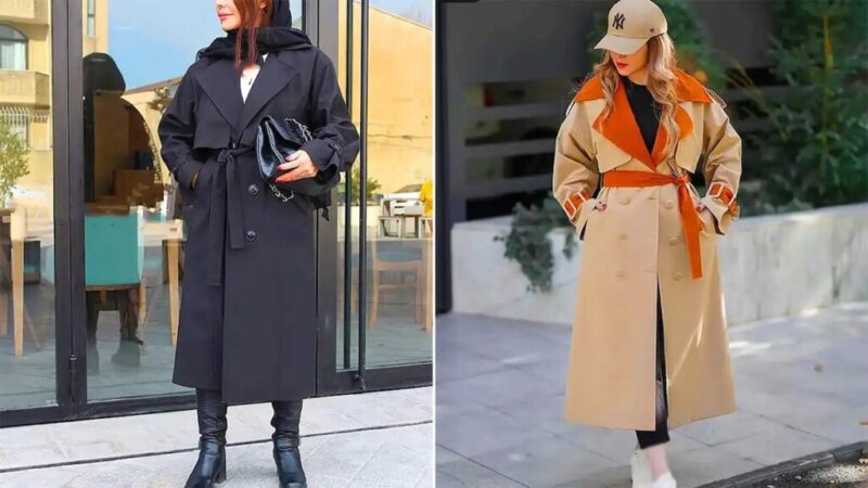 ۱۵ مدل ترنچ‌کت بلند زنانه که این زمستان شما را به شیک‌ترین‌ها می‌رساند!