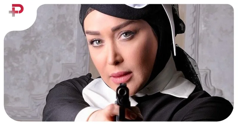 عکس| سارا منجزی پور کنار سگ ترسناک و بزرگش