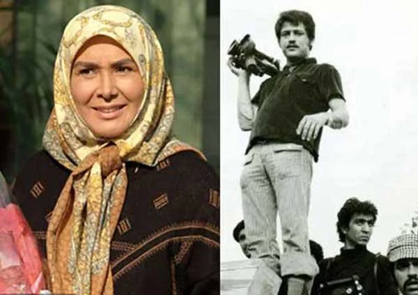 آفرین عبیسی و همسرش