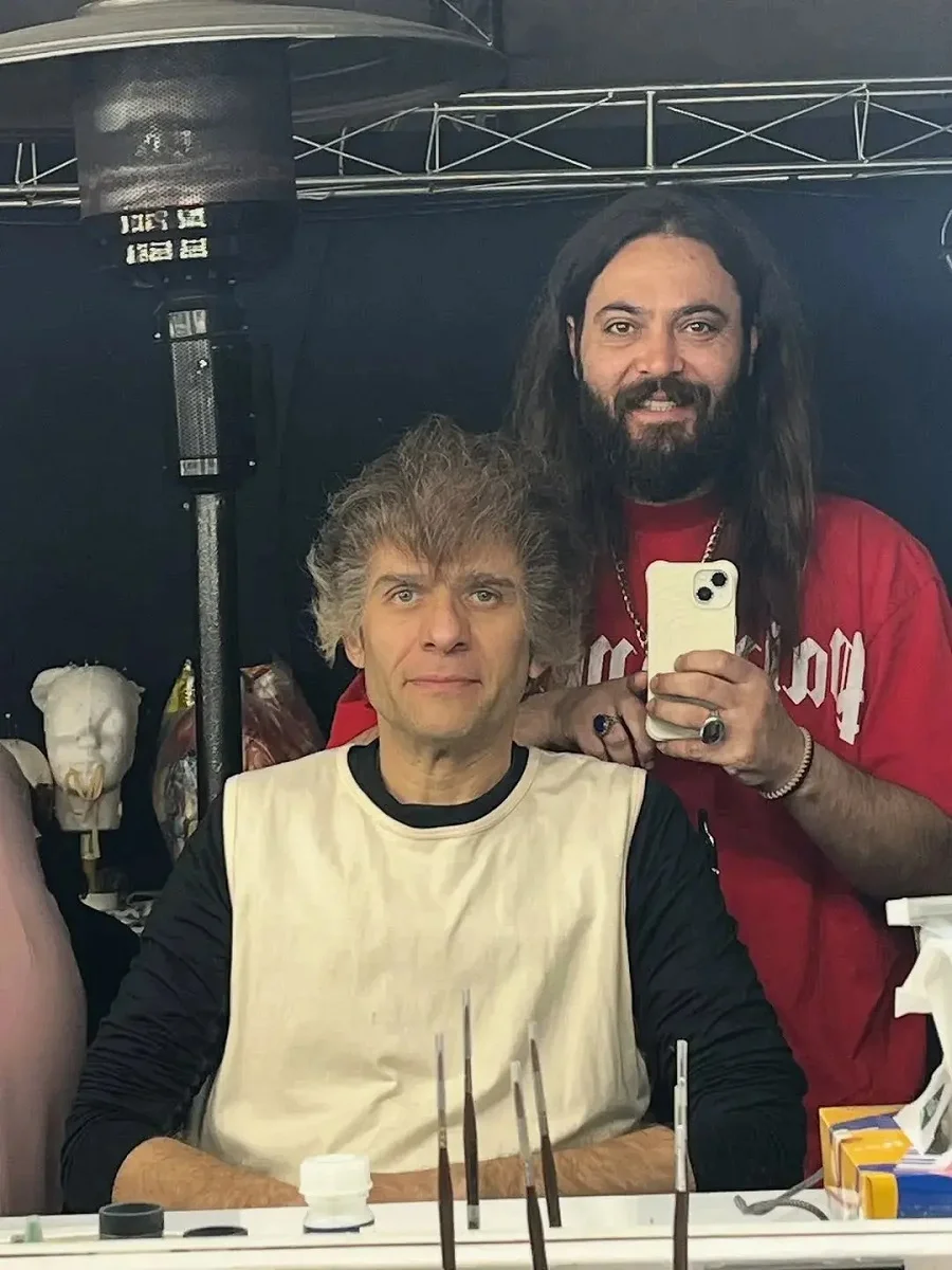 بابک حمیدیان با گریمی شبیه به گرگینه 2