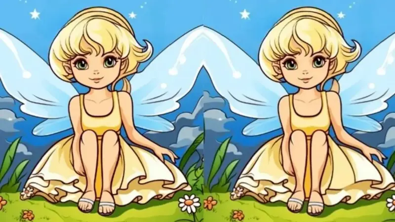 تست بینایی را تیزبین ها حل کنند/ آیا میتوانید سه تفاوت تصویری پری نشسته بر روی زمین را پیدا کنید