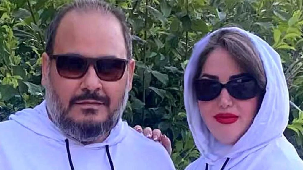 عکس| گریه های تلخ غزل بدیعی، همسر رضا داوودنژاد سر خاک شوهرش