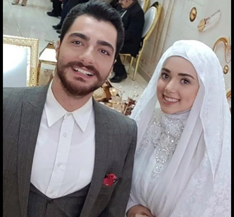 سجاد بابایی و همسرش