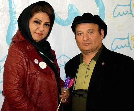 شهرام لاسمی و همسرش