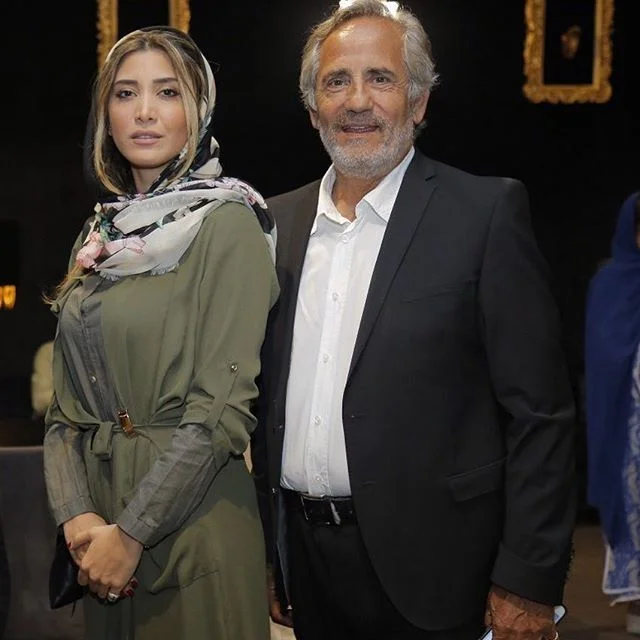 مجید مظفری و دخترش