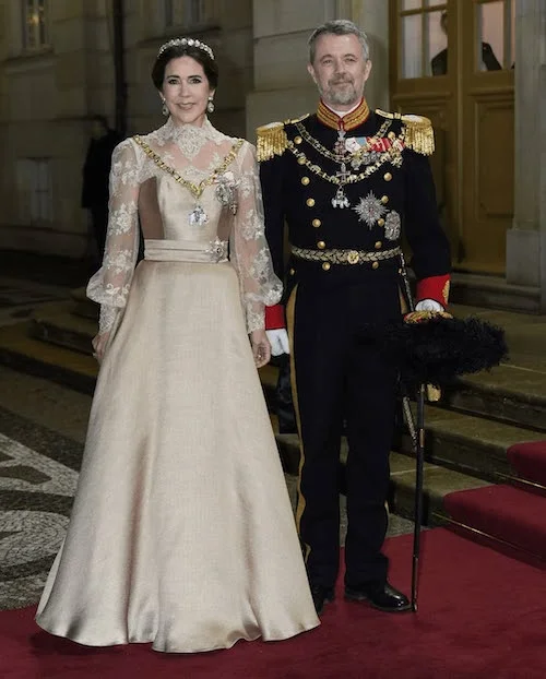 ملکه مری دانمارک در مهمانی سال نو