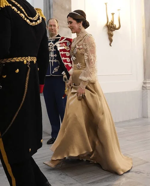 ملکه مری دانمارک در مهمانی سال نو