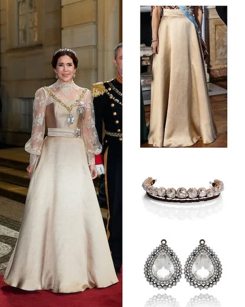 ملکه مری دانمارک در مهمانی سال نو